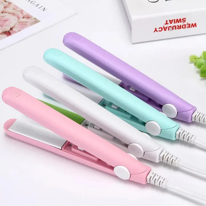 Mini Hair Straightener – Portable USB Rechargeable Hair Styling Iron for Women